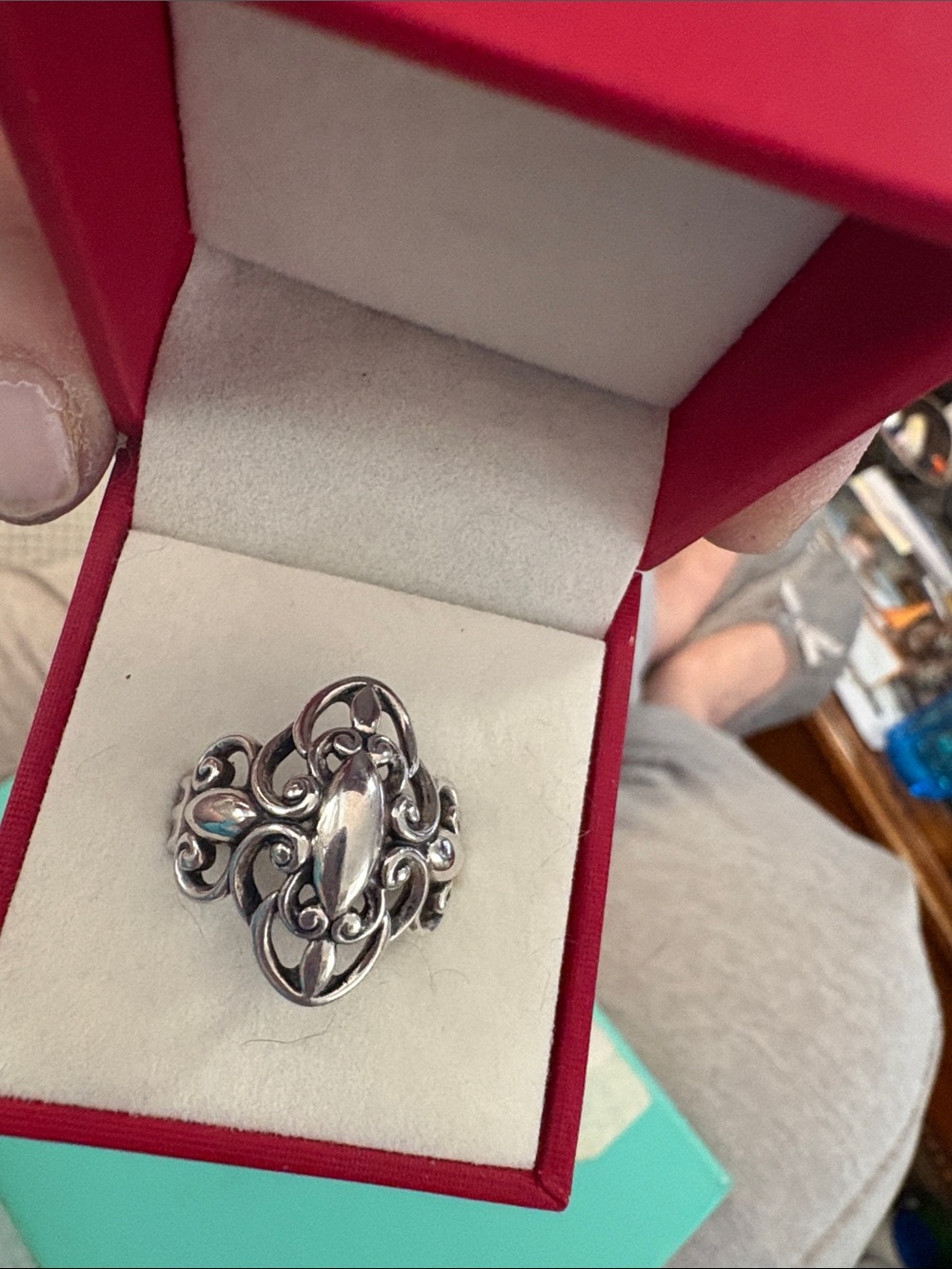 Sterling Silver Filigree Statement Ring - Silver by Carolyn Pollack